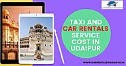 Taxi and Car Rental Service Cost in Udaipur
