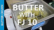 Homemade Butter in a Few Minutes with MILKY FJ10 Butter Churn