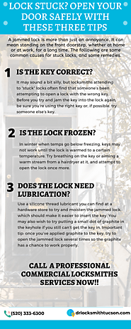 Lock Stuck Open Your Door Safely with These Three Tips