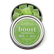 Boost Edibles THC Sour Green Apple Gummies 150mg