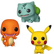 Cute Pikachu Bulbasaur Charmander Action Figures | Shop For Gamers