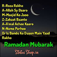 Ramadan Mubarak Whatsapp Status 2020 | StatusShop