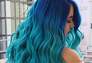 Colour Freedom Review: Aqua Blue Ombre Hair - The Mews Beauty