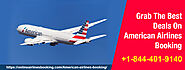 American Airlines Booking +1-844-401-9140
