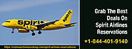 Spirit Airlines Reservations +1-844-401-9140