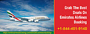 Emirates Airlines Booking +1-844-401-9140