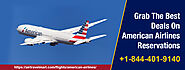 American Airlines Reservations +1-844-401-9140