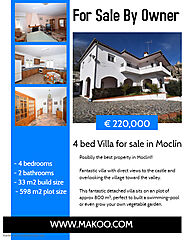 4 bed Villa for sale in Moclín