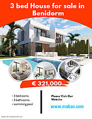 3 bed House for sale in Benidorm