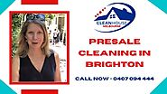 Pre-Sale Cleaning in Brighton - Our Clients Testimonial