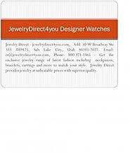 JewelryDirect4you cs@jewelrydirect4you.com 50 W Broadway Ste 333 #69425, Salt Lake City, Utah 84101-2027 | Mobile | T...
