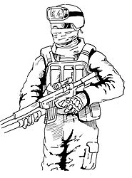 Trends Check more at https://bo-peep.club/call-of-duty-black-ops-coloring-pages/ | Military drawings, Call of duty, C...