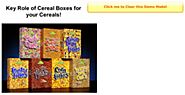 Key Role of Cereal Boxes for your Cereals!