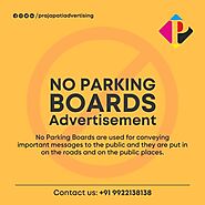 No Parking Board Advertising