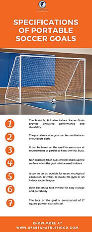 Specifications of Portable Soccer Goals - Spartan Athletic Co.