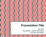 Vertical Wavy Lines PowerPoint Template | Free Powerpoint Templates