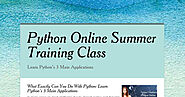 Python Online Summer Training Class | Smore Newsletters