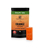 ORANGE JELLY BOMB 80MG THC BY TWISTED EXTRACTS