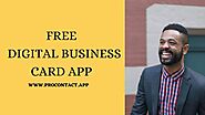 Advantages of Free Digital Business Card App