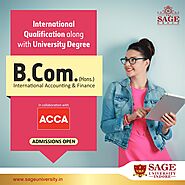 Institute of Commerce and Management - Sage University Indore