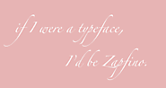 Colleen Nelson - Journalism on Twitter: "If I were a font, I would be #Zapfino because it embodies the class and styl...