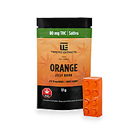 Twisted Extracts – Orange Jelly Bomb – Sativa – 80mg THC