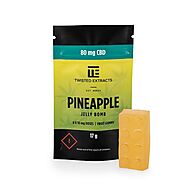 TWISTED EXTRACTS CBD PINEAPPLE JELLY BOMB