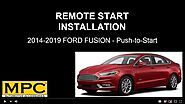 Plug-n-Play Factory Remote Activated Remote Start Kit For 2014-2019 Ford Fusion | MPC