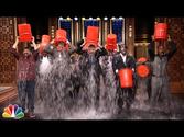 Rob Riggle, Horatio Sanz, Steve Higgins, The Roots, & Jimmy Take the ALS Ice Bucket Challenge