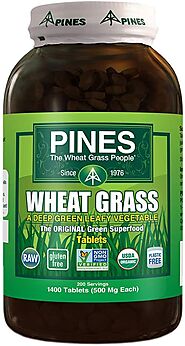 Pines Organic Wheat Grass Tablets