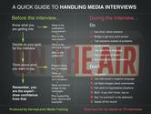 Quick Guide to Handling Media Interviews