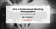 Hire a Professional Wedding Photographer - WeClick4u