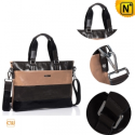 Mens Waxed Cowhide Business Handbags CW901559 - CWMALLS.COM