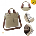 Apricot/Black Leather Shoulder Handbags CW901548 - CWMALLS.COM