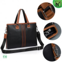 Mens Black Leather Business Bags CW901582 - m.cwmalls.com