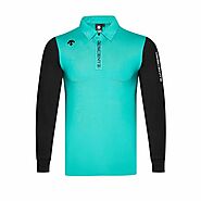 Men's Golf Wear Breathable Long Sleeve Golf Male Outdoor Sports T-shirt