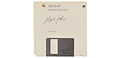 A floppy disk signed by Steve Jobs has sold at auction