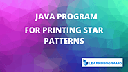 20 Different Star Pattern Programs in Java - LearnProgramo