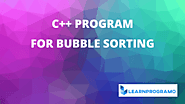Bubble Sort Program in C++ - [Algorithm with Explanation]