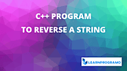 C++ Program to Reverse a String | Program to Reverse a String in C++