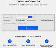 The Best Solution to Convert MTS to MP3