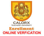 Calorx Teachers' University Online Verification Updates